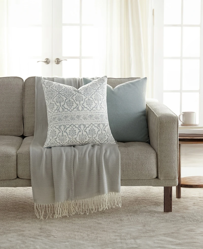 ienjoy Home Cotton Slub 2-Pack Decor Pillows, 20" x