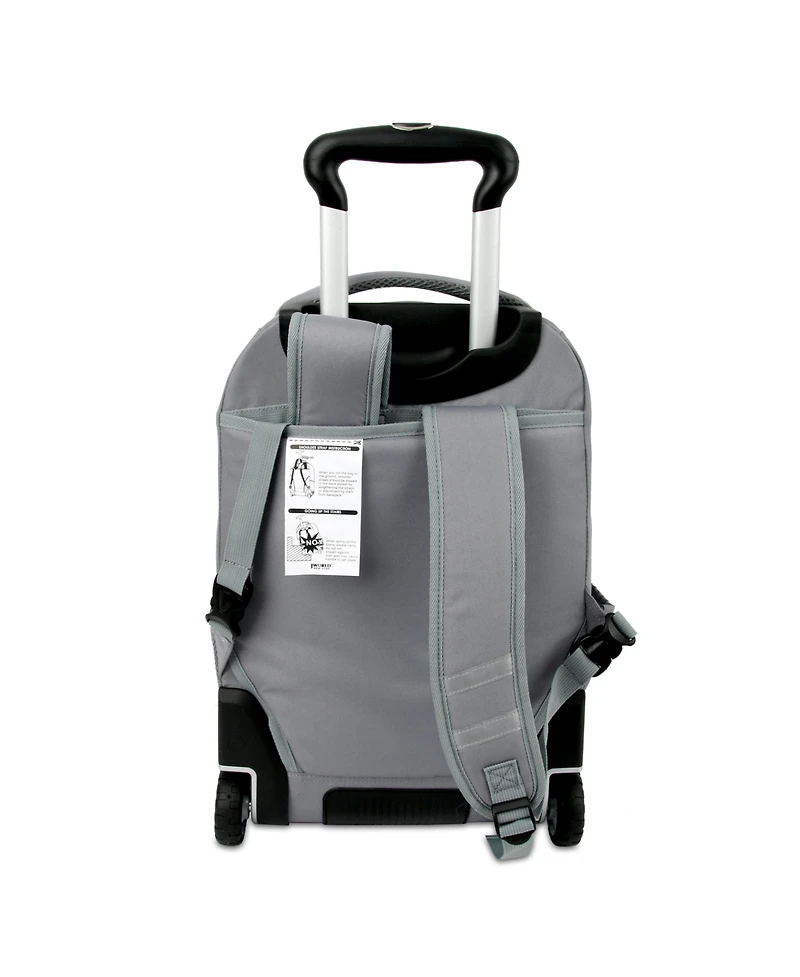 J World Lash Wheeled Backpack with Interior Laptop Sleeve for Travel (19 inch)