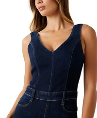 Guess Women's Layla V-Neck Sleeveless Jumpsuit