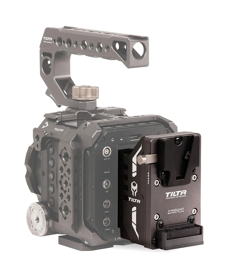 Tilta Tiltaing Sony L Series to V-Mount Adapter Battery Plate Type I, Tilta Gray