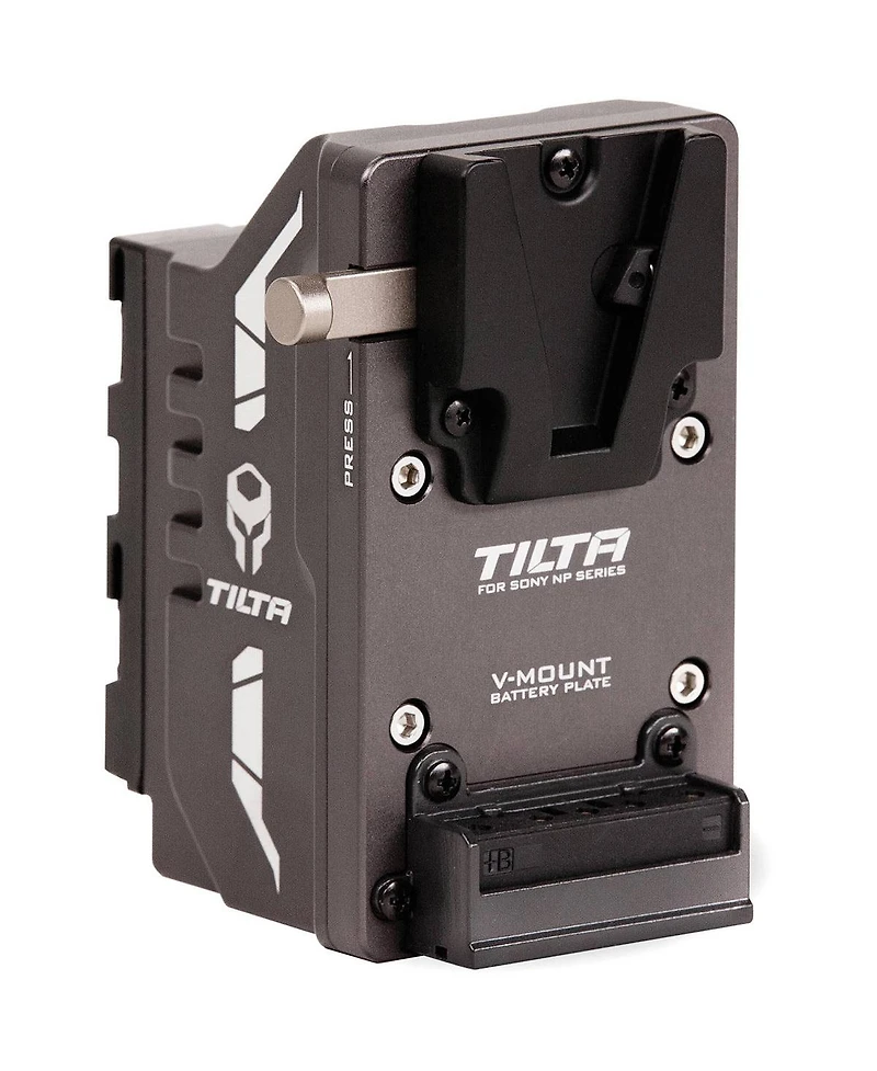 Tilta Tiltaing Sony L Series to V-Mount Adapter Battery Plate Type I, Tilta Gray