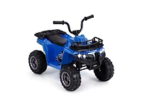 6V Kids Ride-On Electric Atv with Led Headlights & MP3 – Blue