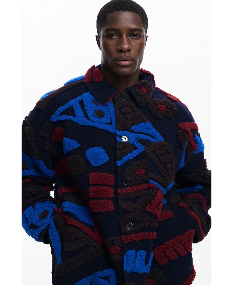 Desigual Men's Ethnic jacket with embossed details