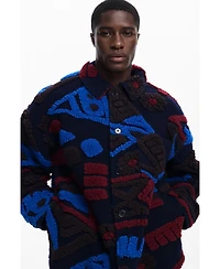 Desigual Men's Ethnic jacket with embossed details