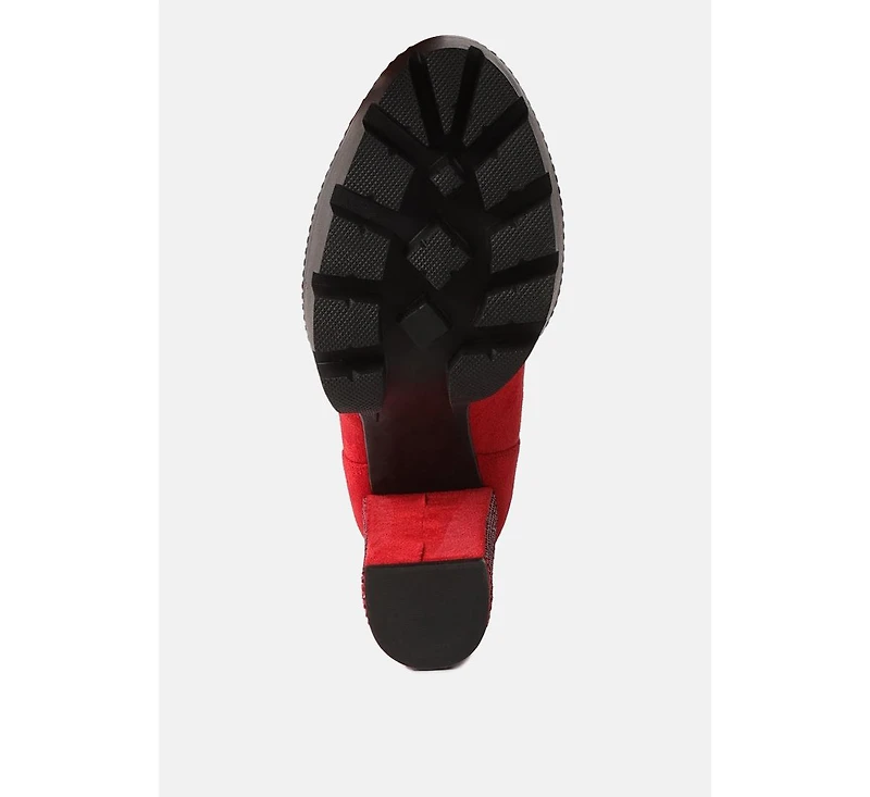 Birch Block Heeled Ankle Boots Women