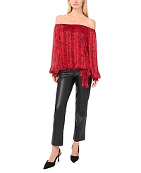 Vince Camuto Women's Off Shoulder Long Sleeve Top