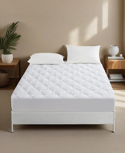 Unikome Four Leaf Clover Quilted Down Alternative Mattress Pad