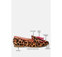 Folklore Micro Suede Tassel Womens Loafers Women