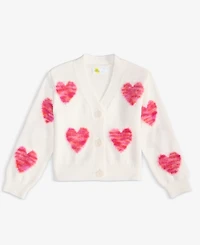 Epic Threads Girls Toddler 2T-4T Heart Button Cardigan