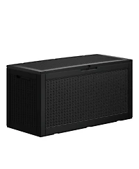 Chic Crate - 100 Gallon Water Resistant Resin Lockable Deck Box