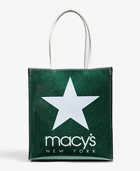 Dani Accessories Macy's Logo Forest Green Shoulder Tote, Macy's Exclusive