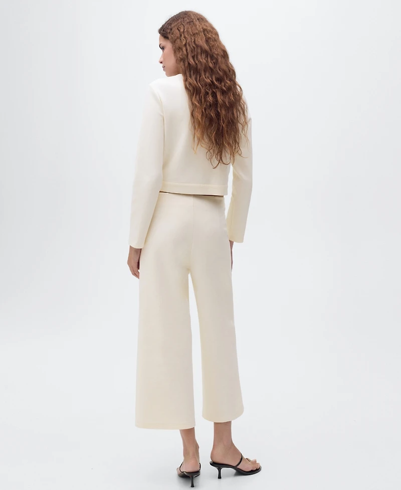 Mango Women's Cotton Crop Pants