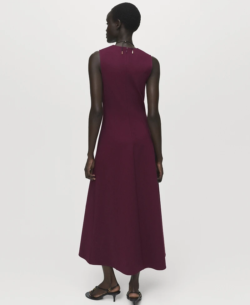 Mango Women's Long Flared Dress