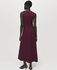 Mango Women's Long Flared Dress