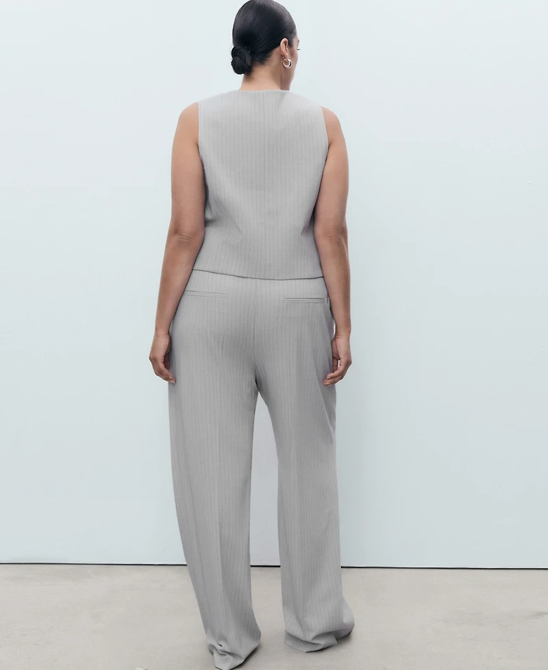 Mango Women's Pinstripe Suit Pants