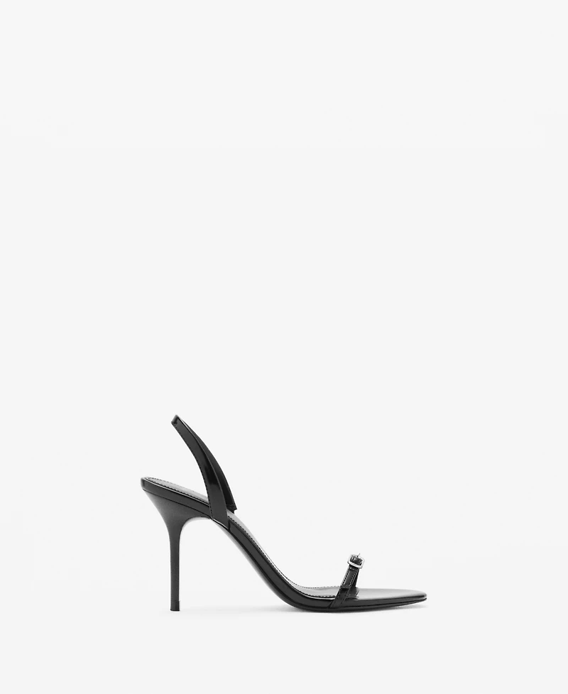 Mango Women's Buckled Stiletto Heel Sandals