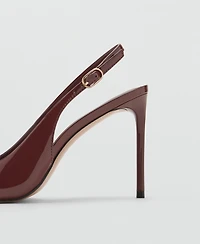 Mango Women's Patent Heeled Shoes