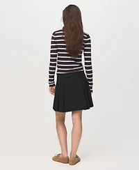 Mango Women's Pleated Mini-Skirt