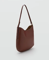 Mango Women's Large Oval Shoulder Bag