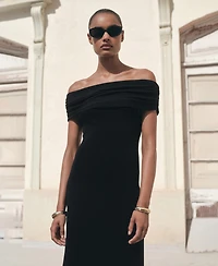 Mango Women's Strapless Knitted Dress