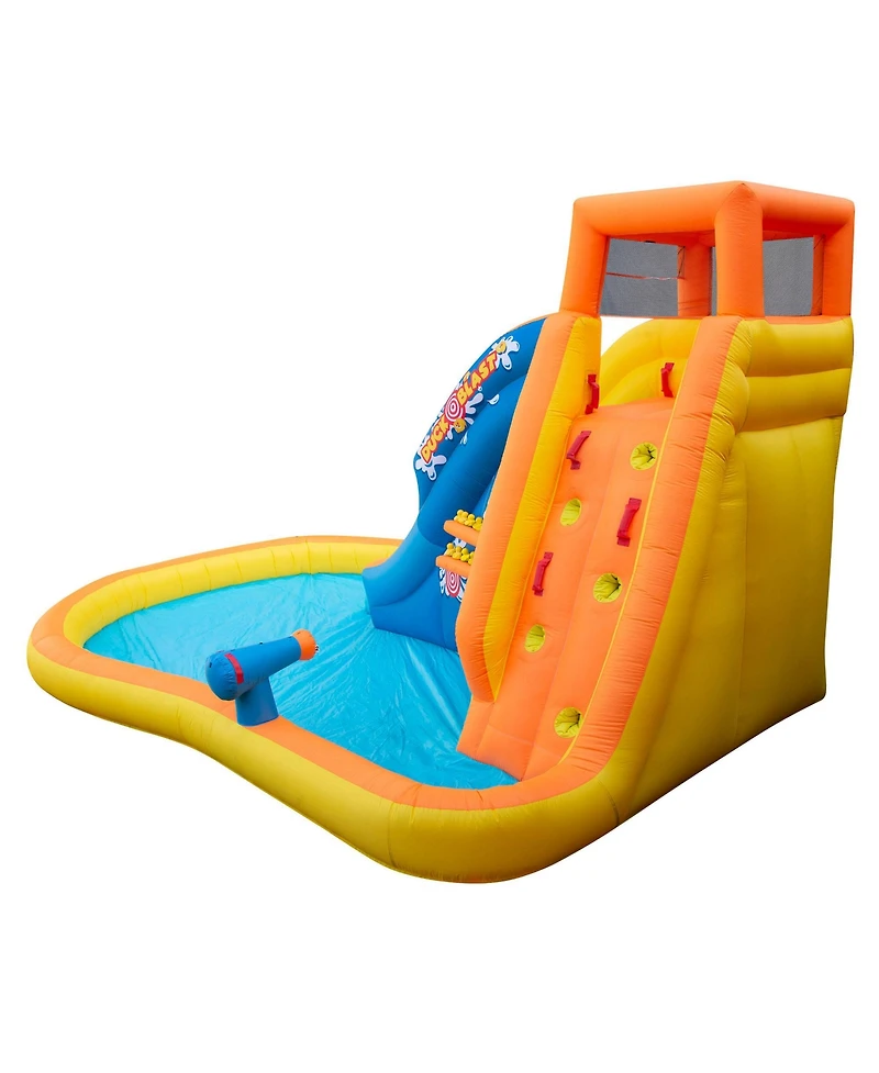 Banzai Duck Blast Water Park Inflatable Slide with Pool Float & Water Cannon