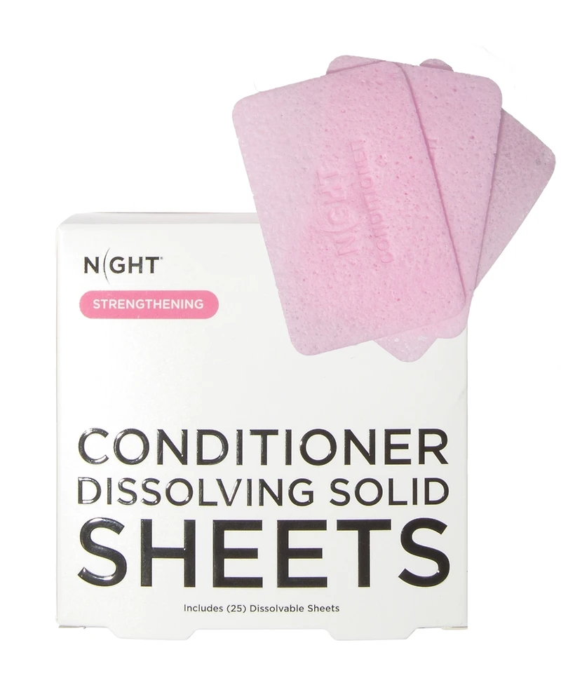 Mess Free Conditioner Sheets, Instantly Dissolves, 25 Washes