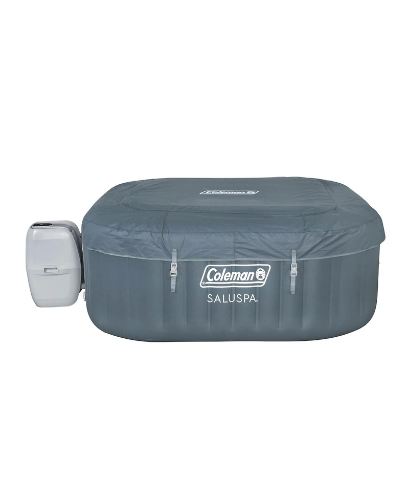 Coleman SaluSpa 4 Person Inflatable Outdoor Hot Tub Spa & Intex Maintenance Kit
