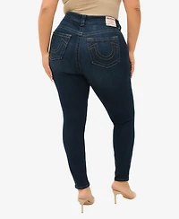 True Religion Plus Jennie Curvy Skinny Mid Rise Jeans