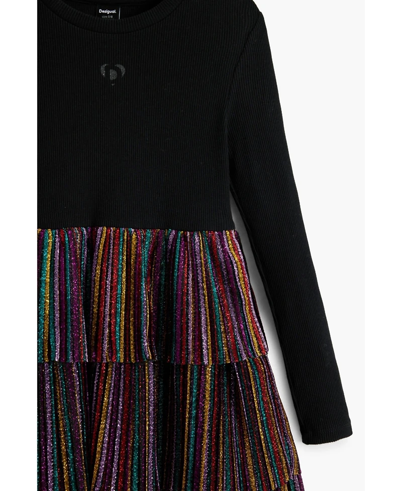 Desigual Girls Girls's Lurex ruffle dress