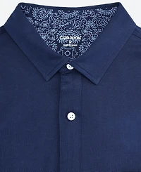 Club Room Men's Pima Cotton Solid Short-Sleeve Button-Up Knit Shirt, Macy's Exclusive