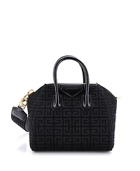 Pre-Owned Givenchy Mini Antigona Bag 4G Embroidered Canvas
