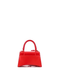 Pre-Owned Balenciaga Small Hourglass Top Handle Bag Leather