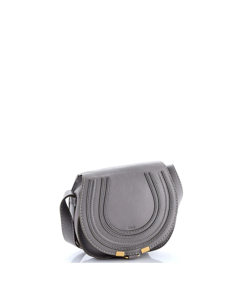 Pre-Owned Chloe Mini Marcie Crossbody Bag Leather