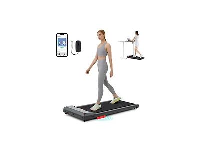 Akiudex Under Desk Walking Treadmill with App Control and Led Display