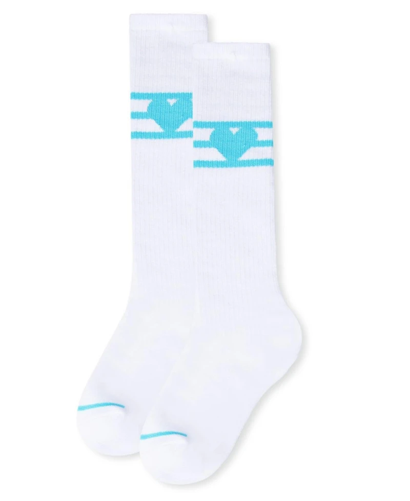Memoi Little Girls Sweetheart Pastel Knee High Socks