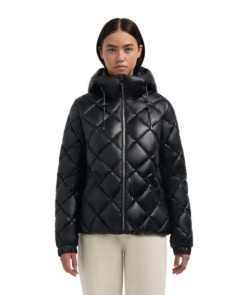 Pajar Women's Skylynn Diamond Quilted Boxy Puffer Jacket