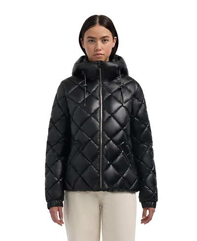 Pajar Women's Skylynn Diamond Quilted Boxy Puffer Jacket