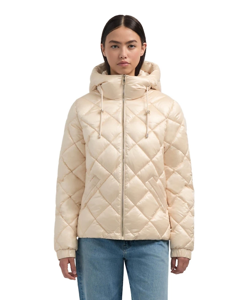 Pajar Women's Skylynn Diamond Quilted Boxy Puffer Jacket