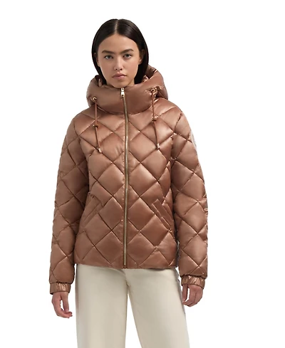 Pajar Women's Skylynn Diamond Quilted Boxy Puffer Jacket