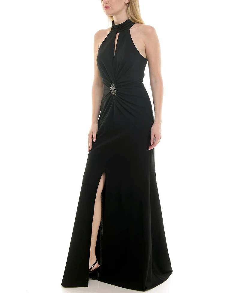 Taylor Women's Halter Neck Sleeveless Dress