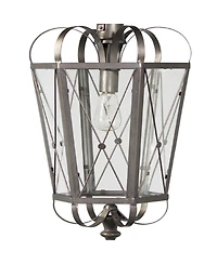 Rustic Hanging Lamp - Farmhouse Light Fixture with Vintage Charm