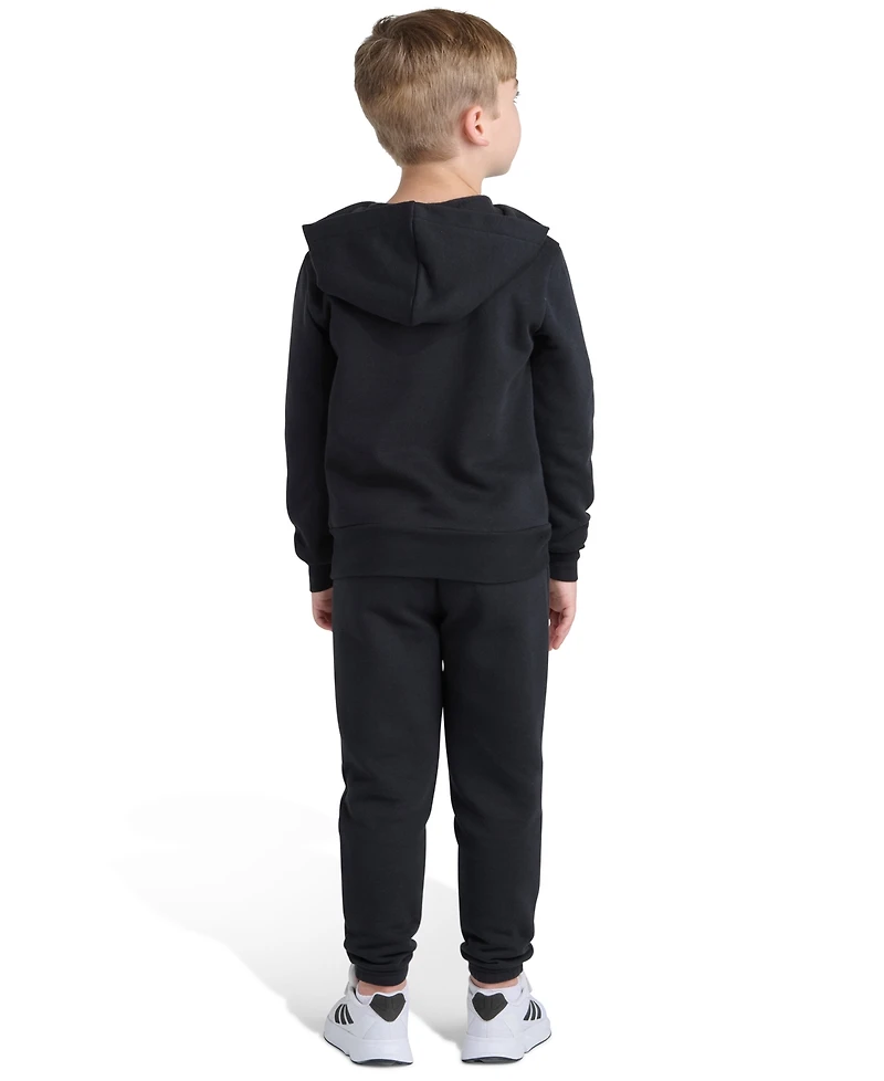 Adidas Toddler and Little Boys 2T-7 Two-Piece Long Sleeve Hoodie Joggers Set