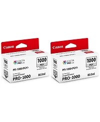 Canon 2 Pack Pfi-1000PG Photo Gray Lucia Pro ink for imagePROGRAF Pro-1000
