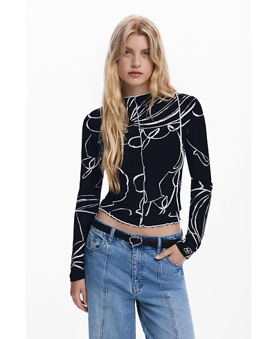 Desigual Women's Vase silhouettes T-shirt