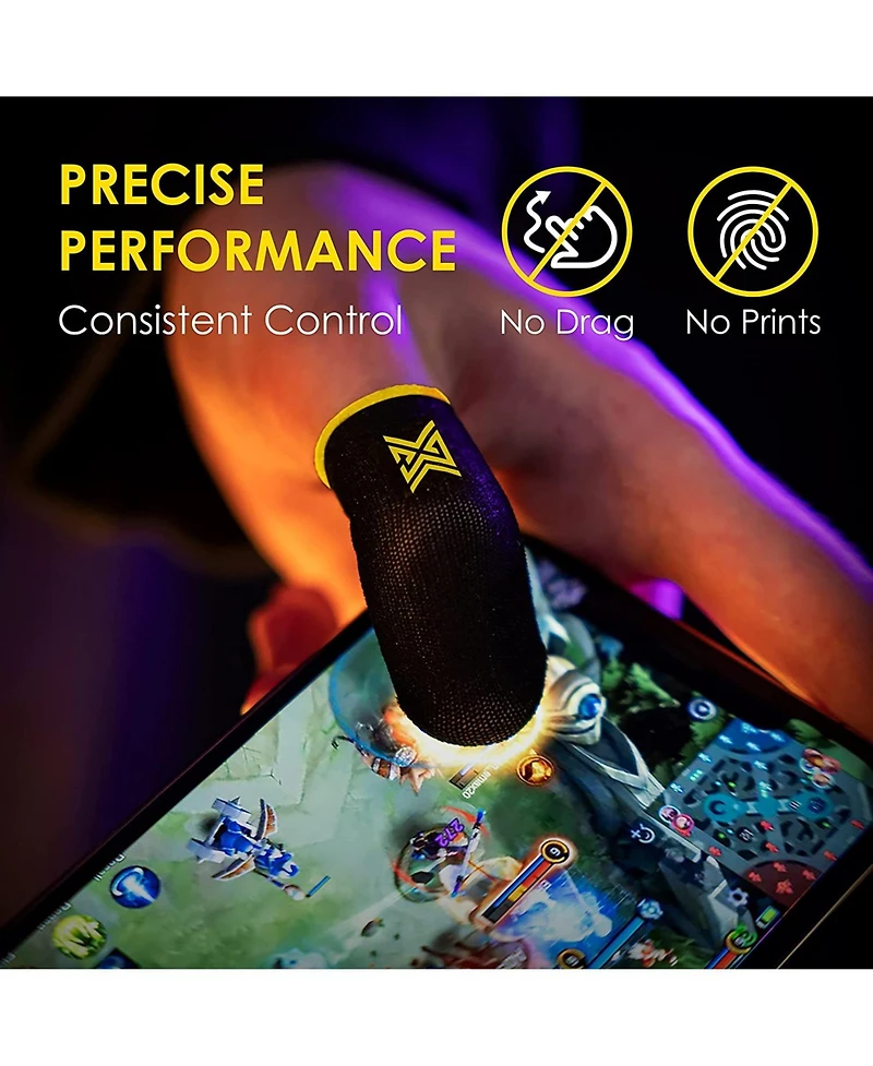 6 Pack Mobile Gaming Corps ClawSocks Phone Gaming Finger Sleeves