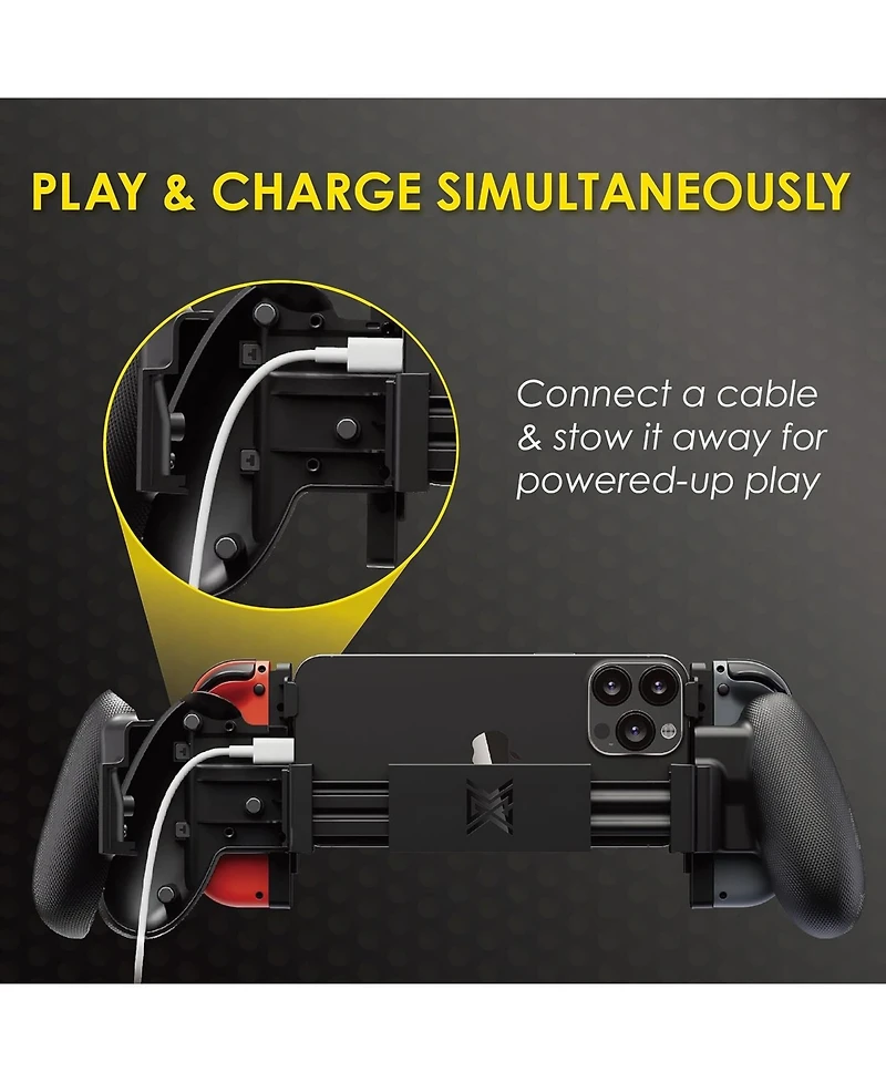 Mobile Gaming Corps Proteus Transforming 3-in-1 Controller Grip for Nintendo Switch, iPhone and Android Mobile Phones