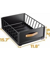 1PC Pull out Cabinet Organizer Fixed with Adhesive Nano Film+1PC Pull out Cabinet Organizer Bundle