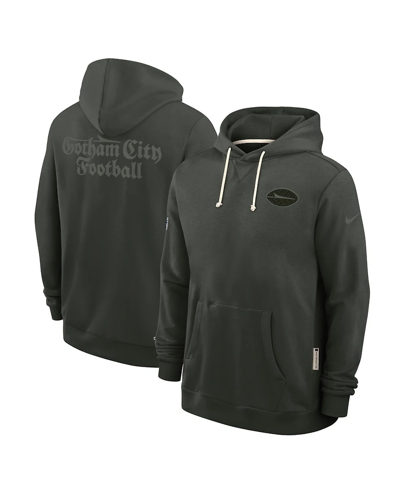 Nike Men's Green New York Jets 2025 Nfl Rivalries Sideline Dri-Fit Hoodie