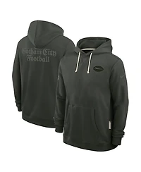 Nike Men's Green New York Jets 2025 Nfl Rivalries Sideline Dri-Fit Hoodie