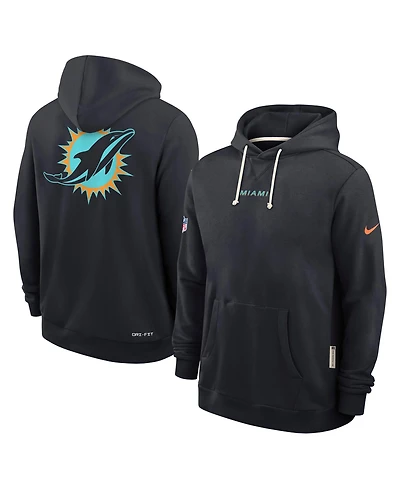 Nike Men's Navy Miami Dolphins 2025 Nfl Rivalries Sideline Dri-Fit Hoodie